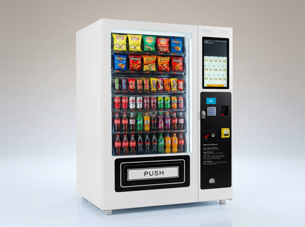 Touch Screen Combo Vending Machine